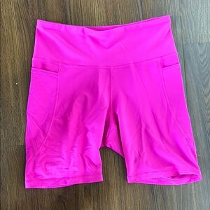 Old Navy Pink Powersoft 6” Biker Shorts